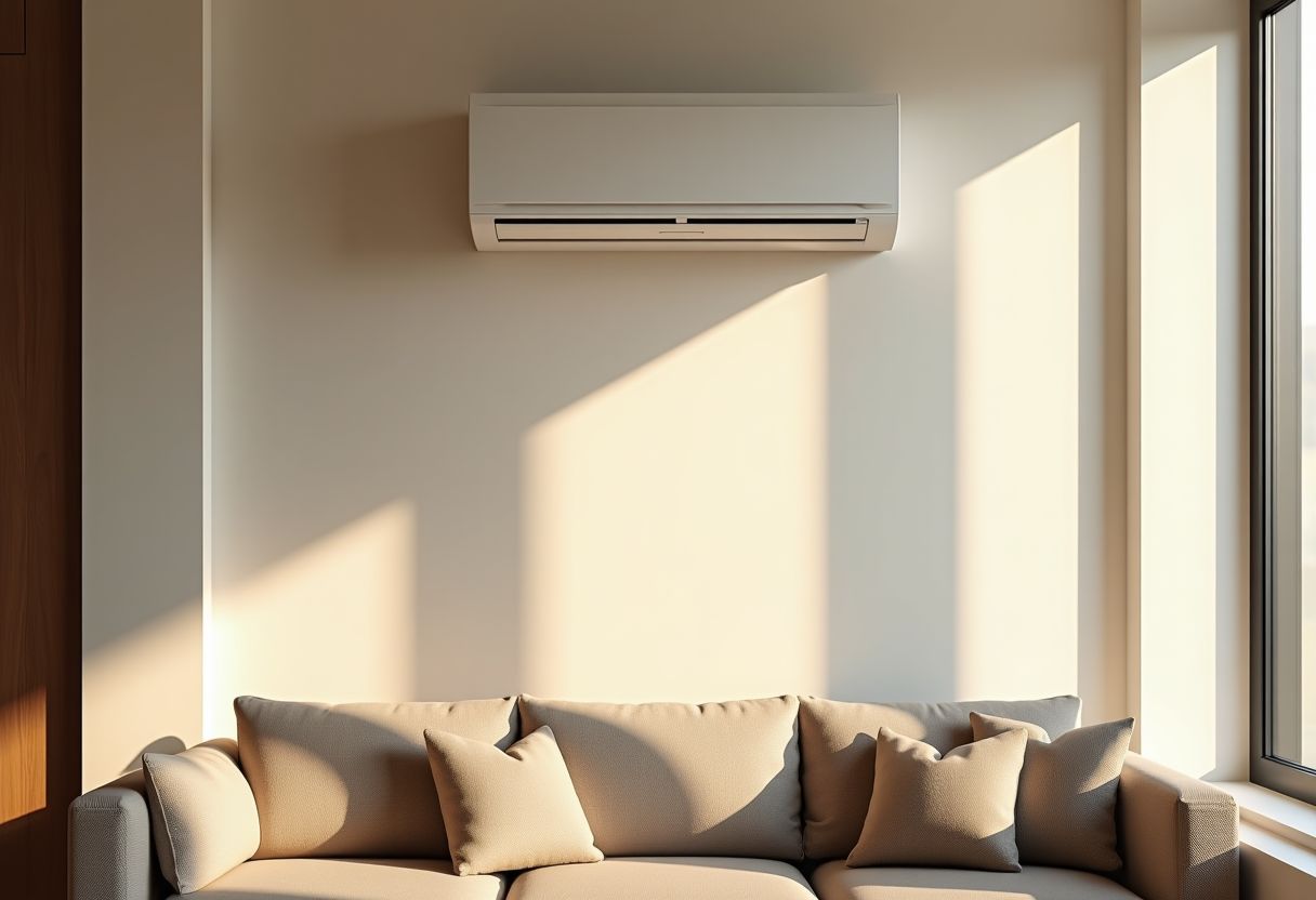 Climatizzatore in soggiorno